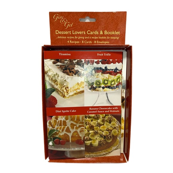 Give & Get Dessert Lovers Note Cards With Envelopes - Picture 1 of 6